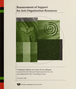 Reassessment of support for arts organization resources