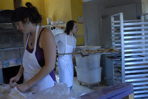 Hungry Ghost Bread: bakers at work