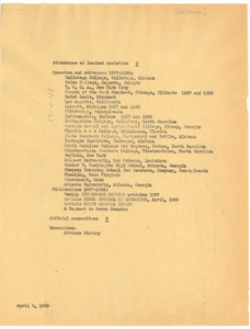 W. E. B. Du Bois activities for 1937-1938