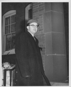 John W. Lederle standing outdoors