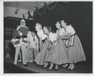 Performers in Christmas pageant