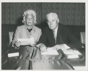 Mrs. H. Lawrence Bogert, Jr. and unidentified man