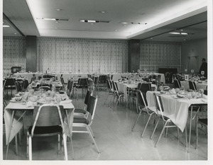 Empty banquet hall