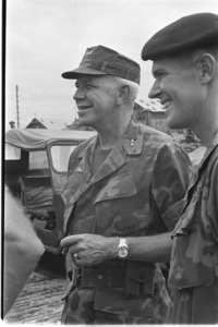 Marine General Orman Simpson, Commander of the 1st Marine Division.