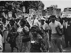 Photograph of the Civil Rights March on Washington, 08/28/1963