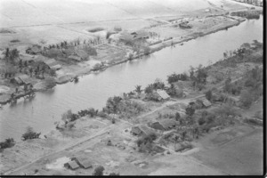 Aerial views of Mekong Delta outposts.