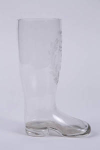 Blown glass boot