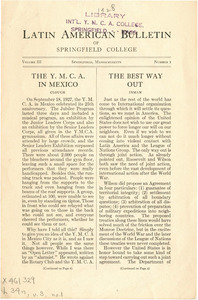 Latin American Bulletin (Vol. 3, No. 1) 1928