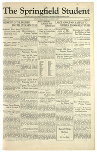 The Springfield Student (vol. 13, no. 19) March 02, 1923