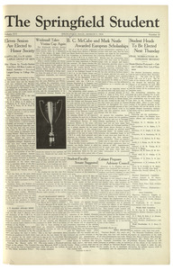 The Springfield Student (vol. 16, no. 19) March 5, 1926