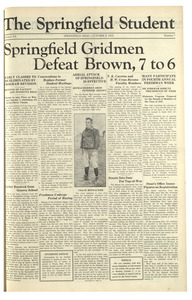 The Springfield Student (vol. 20, no. 1) October 4, 1929