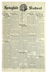 The Springfield Student (vol. 23, no. 11) January 18, 1933