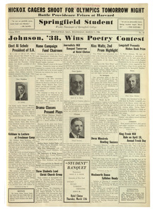 The Springfield Student (vol. 26, no. 26) March 11, 1936