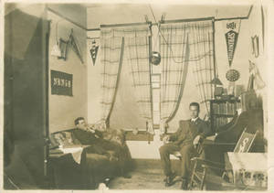 Students in Dormitory Room, c. 1912