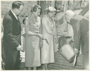 Beveridge Center Cornerstone Laying Ceremony, 1958