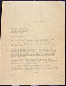 Letter to Naismith from Draper (January 6, 1932)