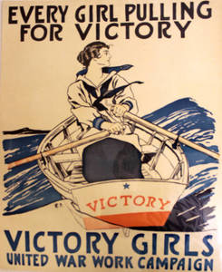 World War I Poster - Victory Girls
