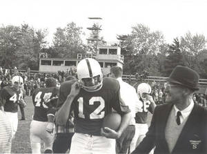 Quarterback Dave Bennett and Head Coach Ted Dunn, 1965