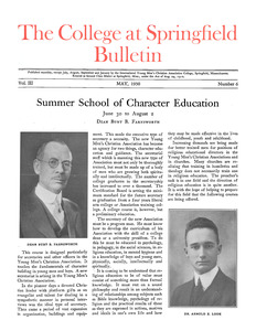 The Bulletin (vol. 3, no. 6), May 1930
