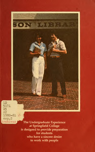The Springfield College Undergraduate Bulletin 1980-1981