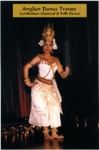Angkor Dance Troupe postcard, 1999