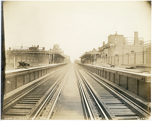 Green Street Station, progress view