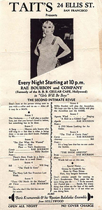 TAIT’S Presents RAE BOURBON and COMPANY
