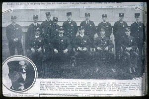 Insert (?) Joy, Firehose, 1 Dec. 1909, Saugus Fire Dept.