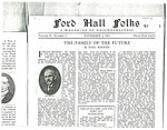 Ford Hall Forum Folks newsletter, vol. 2, no. 2, 11/02/1913