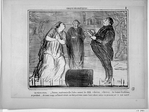 Le RÉGISSEUR. - Voyons, mademoiselle faites sonner les RRR... vibrrrez.... vibrrrez.... les bonnes traditions se perdent.... de mon temps, au conservatoire, on était parvenu à nous faire vibrer, même en prononçant le mot navet...