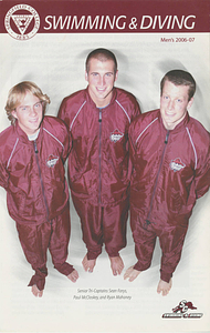 Springfield college athletics men's swimming and diving brochure (2006-2007)