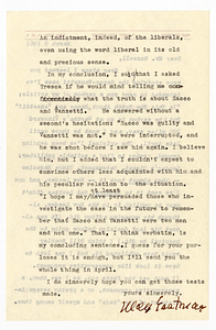 Letter from Max Eastman to Francis Russell, March 9, 1961