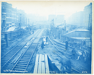 North Station subway incline