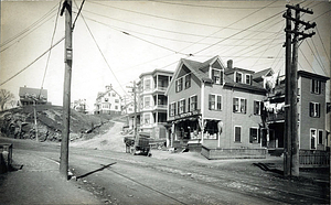 North Franklin Street showing junction with Forest Hill Avenue and Lover's Leap Avenue