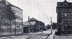Water Street, looking toward Main Street, circa 1901