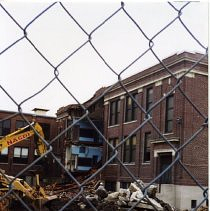 Demolition of Peirce Elementary School
