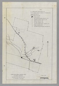 Lawrence Hopkins Memorial Experimental Forest electric lines and projects map