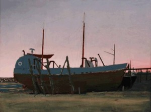 "Jimmy Boy at Flyer's Yard" Arthur Cohen (1928 - )