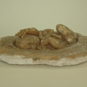 Dickinson-Belskie partial mold of fetus at eight months, 1939-1950