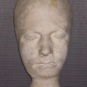 Phrenology cast of face of Varley, 1830-1835