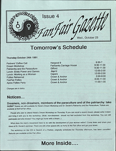Fan Fair Gazette, Issue 4 (October 23, 1991)