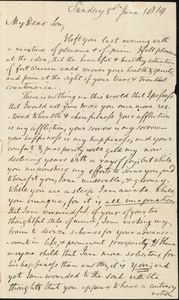Letter from Benjamin Waterhouse (1754-1846) to Andrew Oliver Waterhouse