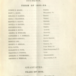 Sixteenth annual catalogue and report of the New-England Female Medical College.