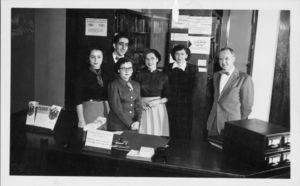Members of Suffolk University's Library Staff