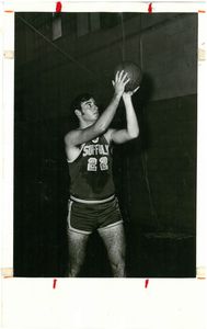 Suffolk University men's basketball player Peter Crowley, 1971