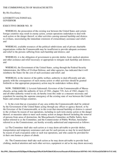 Executive Order No. 30