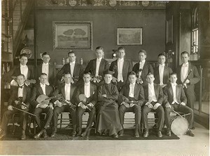 Dolan, James H., Father, with Mandolin Club