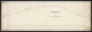Plan and profile of a survey from Essex to the Eastern railroad March 1848 / T.S. Cushing, Eng. drawn by J.C. Foster.