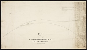 Plan of the junction of Cape Cod branch railroad with Fall River railroad.