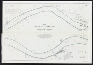 Resurvey of the Connecticut River, 1897. Plate VI: from Enfield Dam to Holyoke. Sheet 3